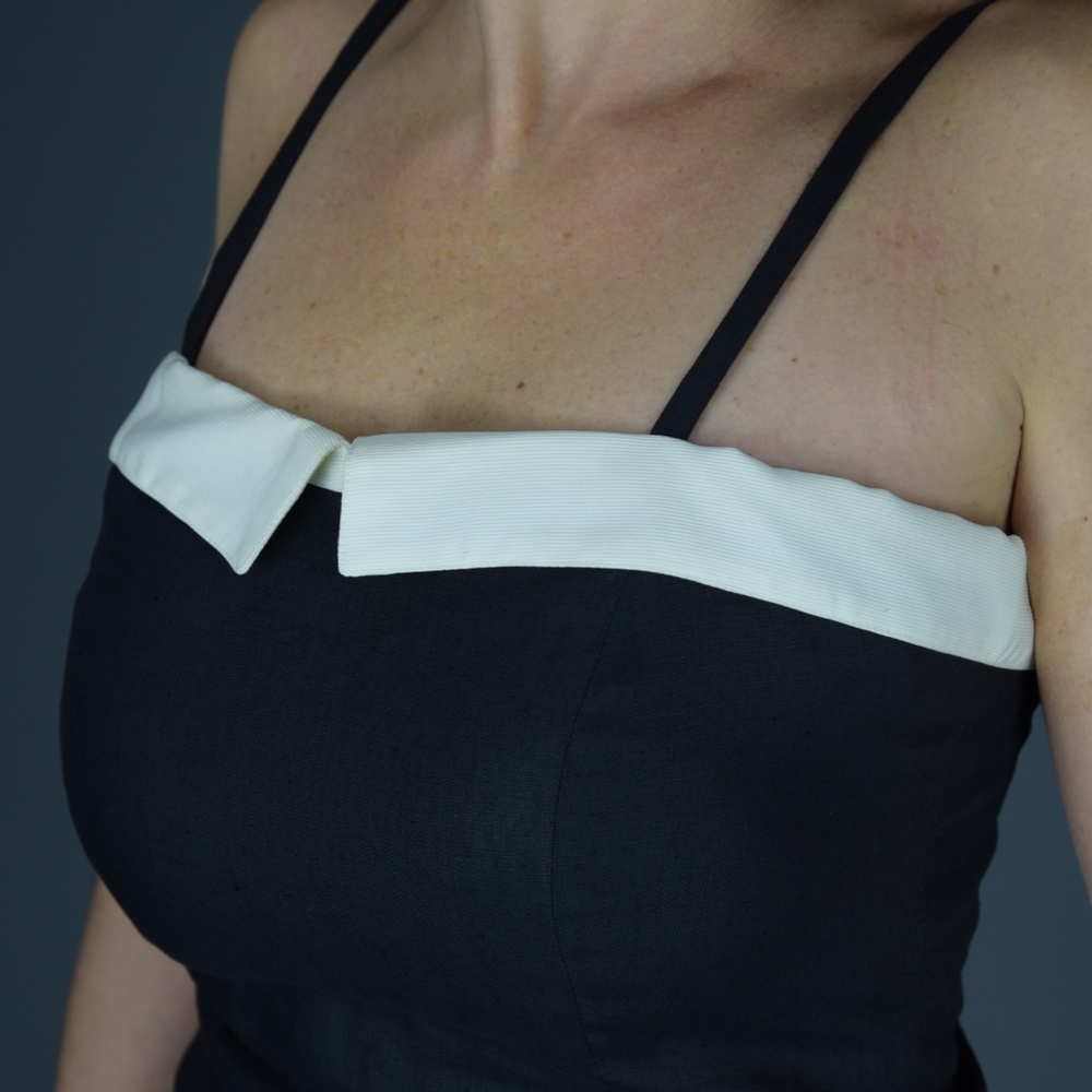 Vintage EMMANUELLE KHANH Silk Blend Bustier Top - Picture 3 of 7